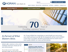 Tablet Screenshot of horanassoc.com